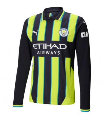 Manchester City Replica Away Stadium Shirt 2024-25 Long Sleeve